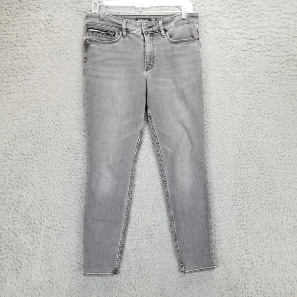 Athleta Jeans Athleta Jeans Womens Petite Scuptek Gray Stretch